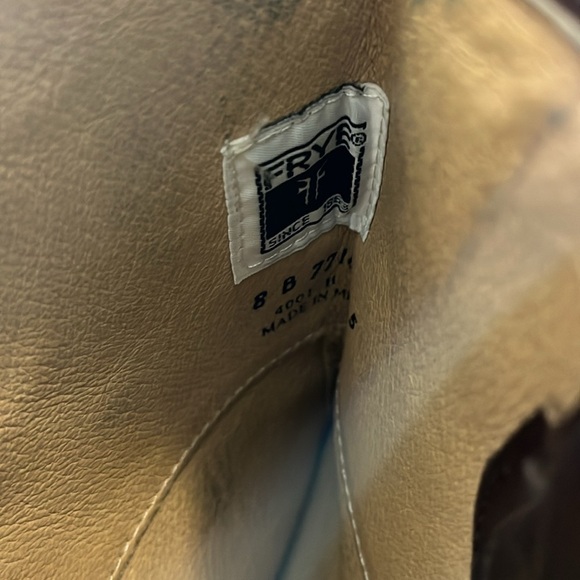 Frye Melissa Brown Boots Sz 8 - Picture 14 of 14